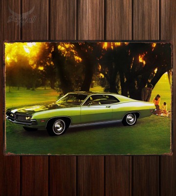 Металлическая табличка Ford Torino 500 2-door Hardtop
